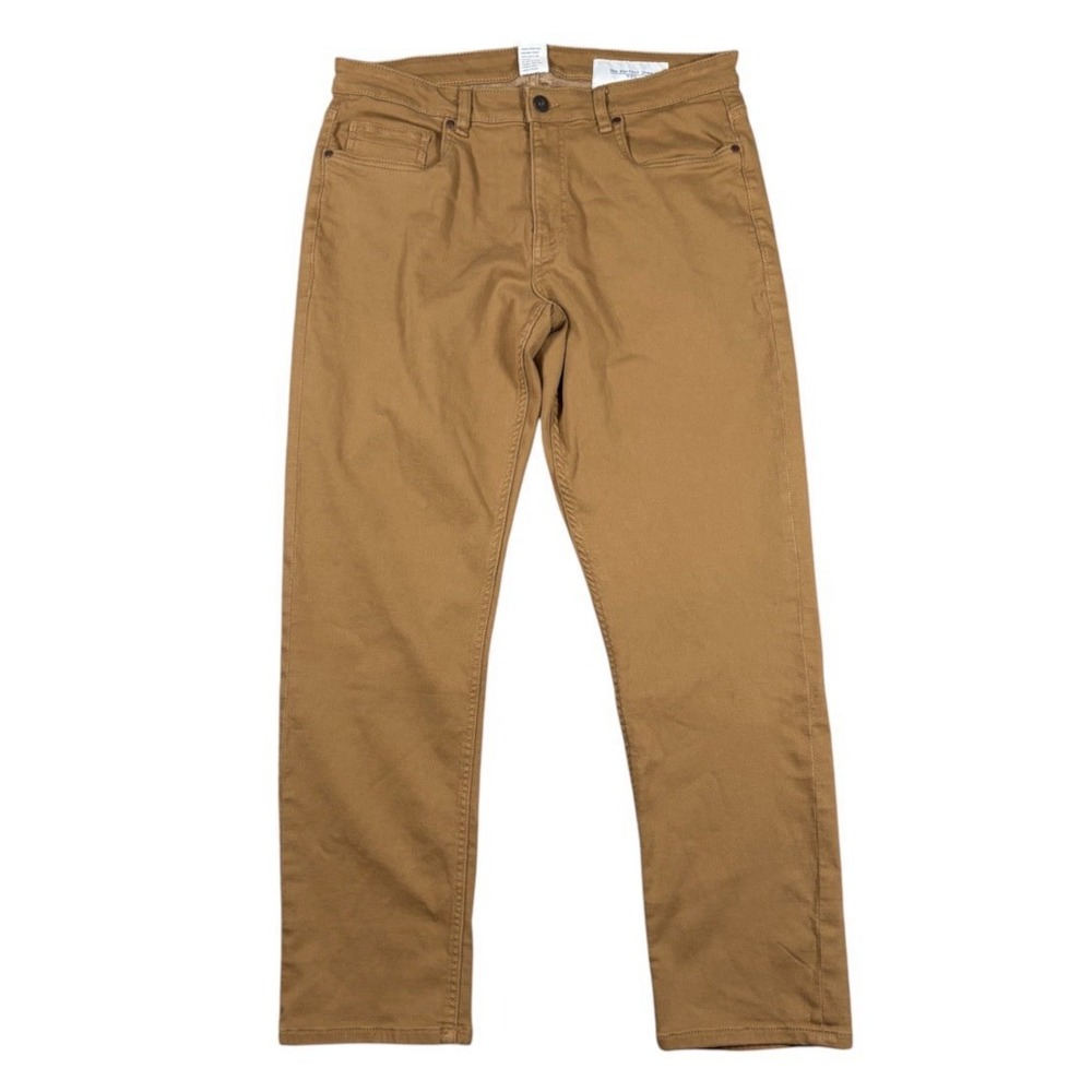 The Perfect Jean NYC Denkhaki Athletic Fit Khaki Tan Pants 34x32(30) Mens Pants